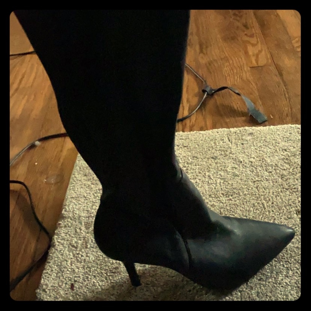 Knee high heels